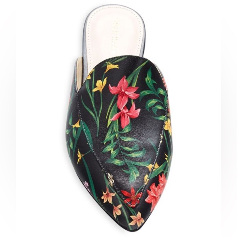 Cole Haan Piper Floral Leather Mules - Picture 3 of 7